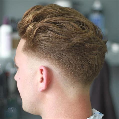 men's low fade cut.